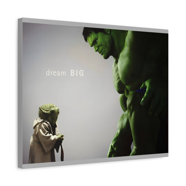 Dream BIG Stretched Matte Canvas Wall Art