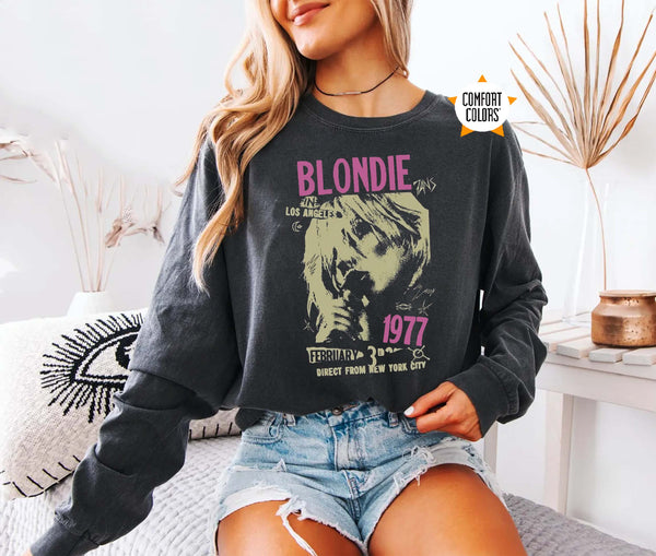 Comfort Colors Vintage Blondie 1977 LA Sweatshirt