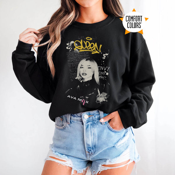 Ava Max Queen Comfort Colors Sweatshirt