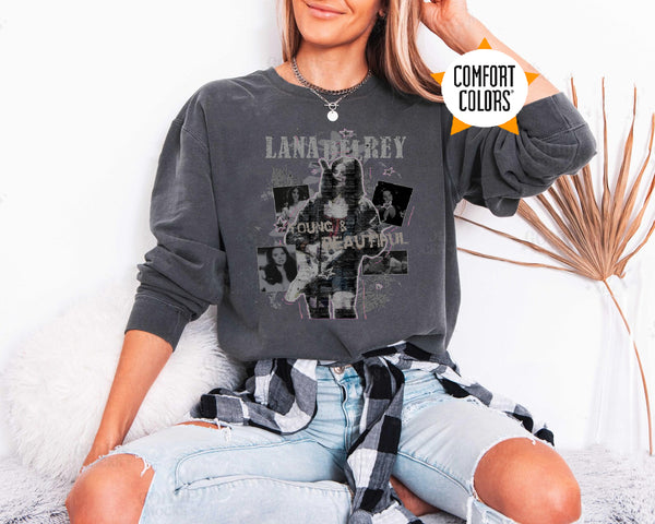 Lana Del Rey Comfort Colors Sweatshirt