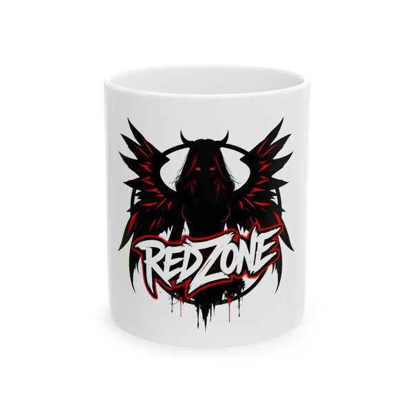 RZ Angel logo - Bold Graphic Ceramic Mug - 11oz & 15oz - Perfect for Coffee Lovers