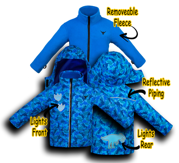 LumiCoat™ with removeable inner-fleece